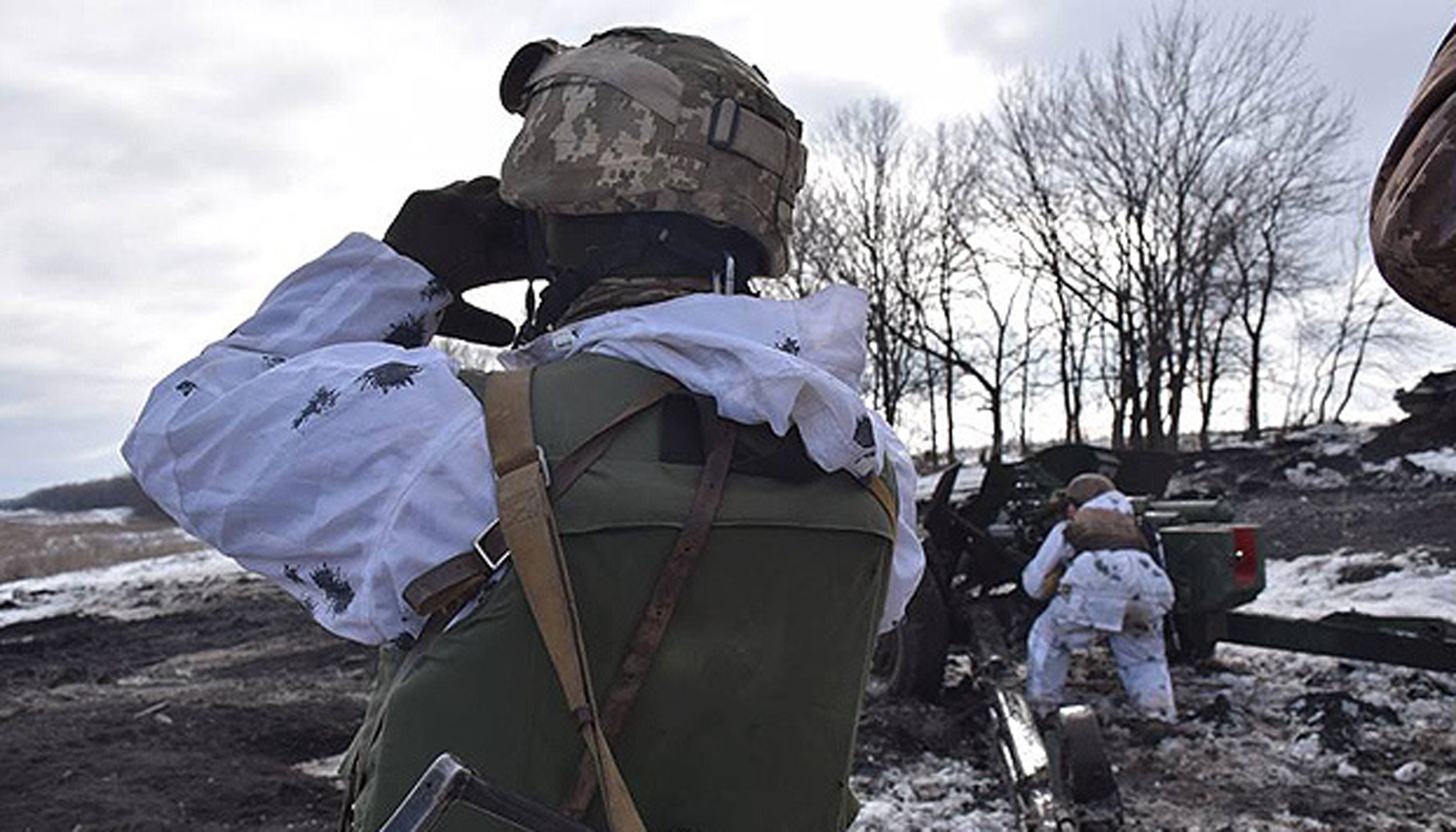 Донбасс сегодня новости последнего часа. Донбасс зима. Украинские солдаты зимой. Военнослужащие ВСУ на позициях.