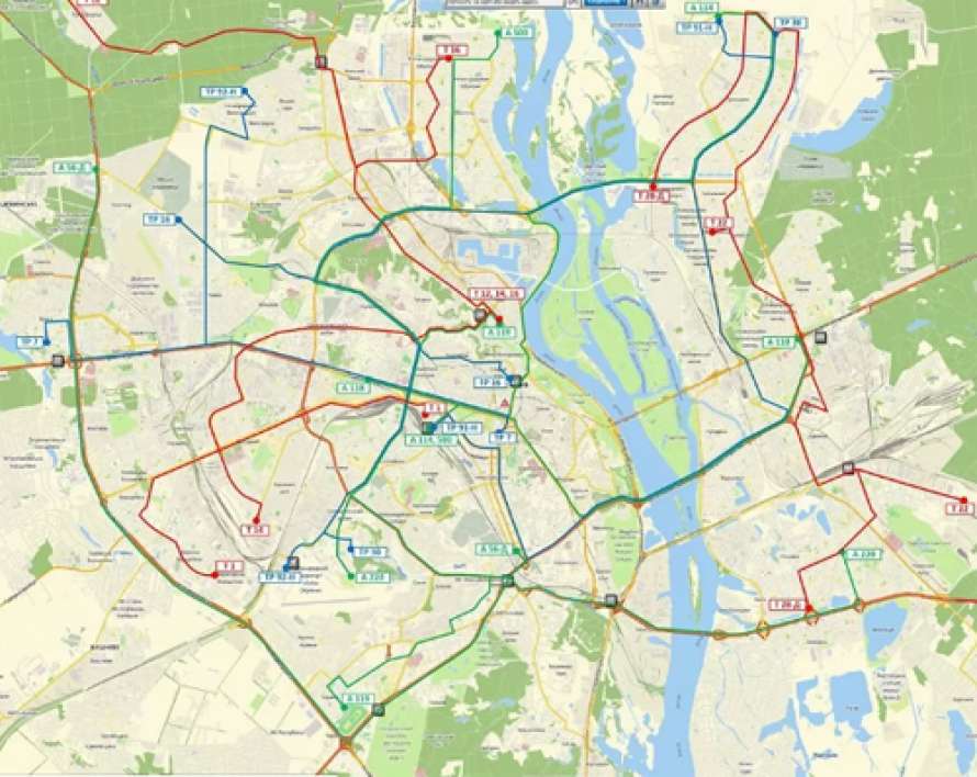 Карта общественного транспорта пенза онлайн в реальном