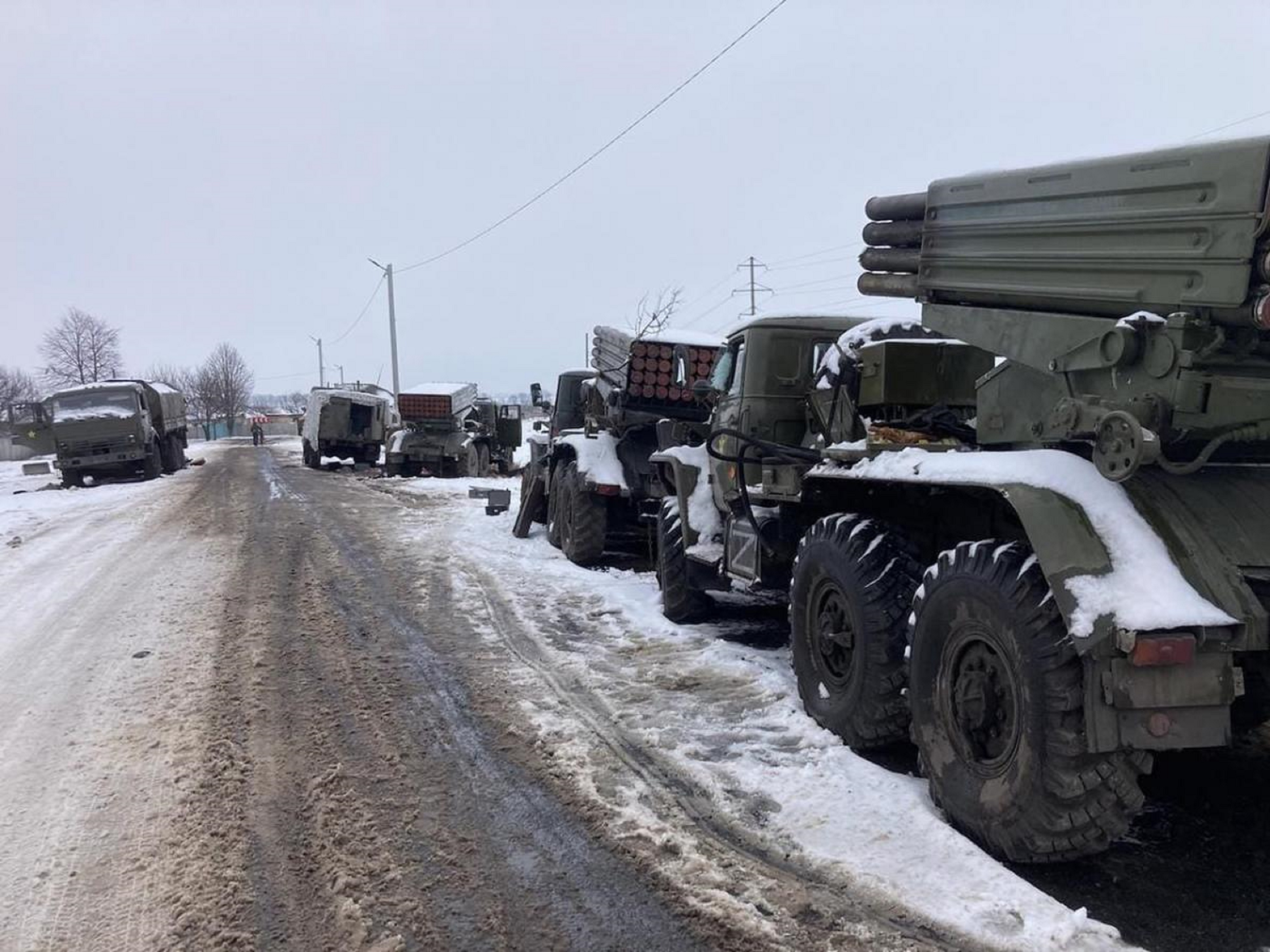 Фото российской военной техники на украине