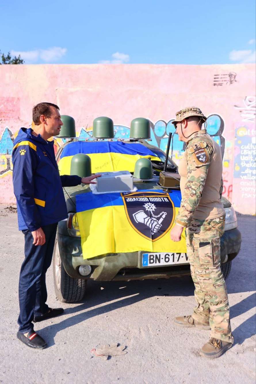 Силам оборони передали 25 РЕБ від Благодійного фонду молодіжної ініціативи «Надія» Валерія Дубіля та мецената Анатолія Шкрібляка